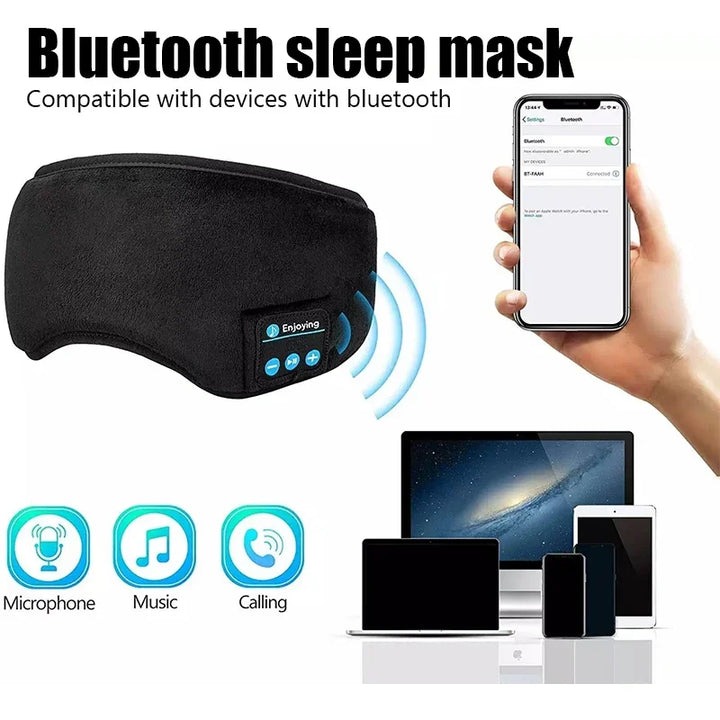 Bluetooth Eye Mask Sleeping Headphones Headband